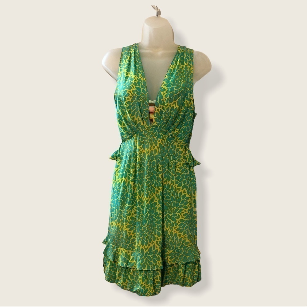 Nanette Lepore Silk Santa Fe Oasis Dress